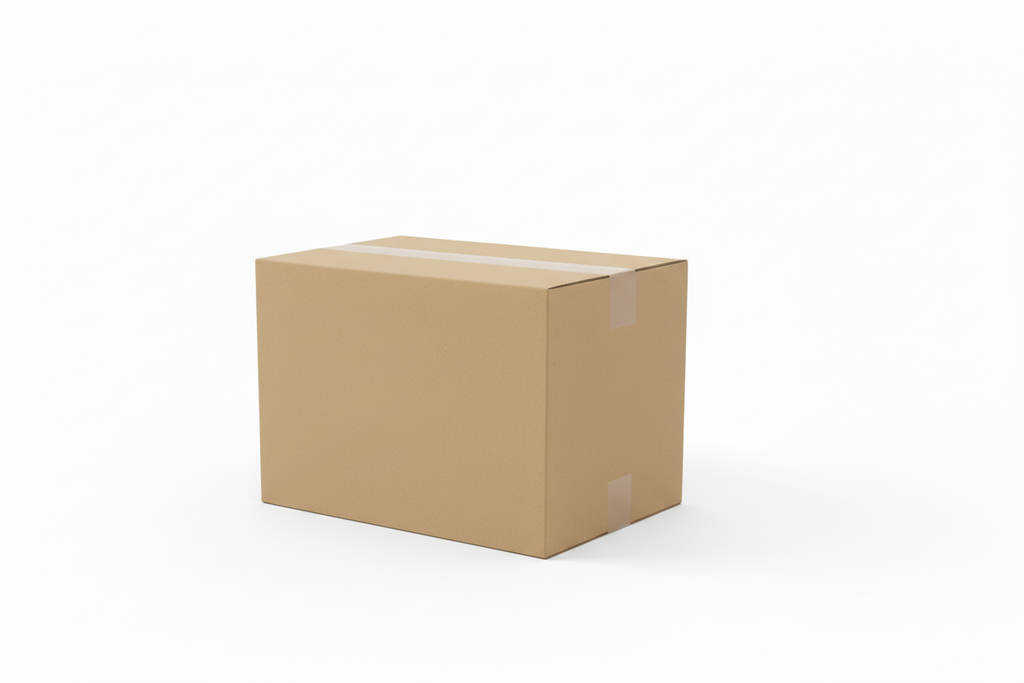 Caja americana de cartón doble marrón 59x39x39 cm | Paquete x 10 cajas