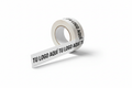 Rollo de cinta adhesiva de papel kraft impresa blanca 50mm x 48m 1 tinta
