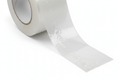 Rollo de precinto PVC con adhesivo base solvente 28 micras para cierre de cajas